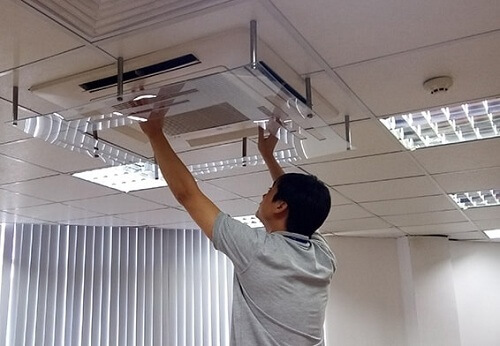 Hướng dẫn tháo lắp điều hòa tại văn phòng